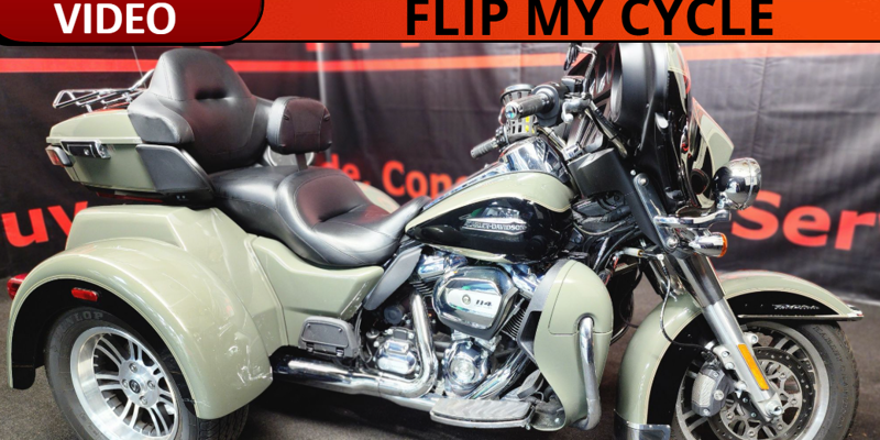 Read more about the article Ultimate Comfort and Power with the 2021 Harley Davidson Tri Glide – Available at Flip My Cycle