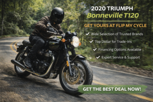 Read more about the article 2020 Triumph Bonneville T120 – Timeless British Style in Fayetteville NC