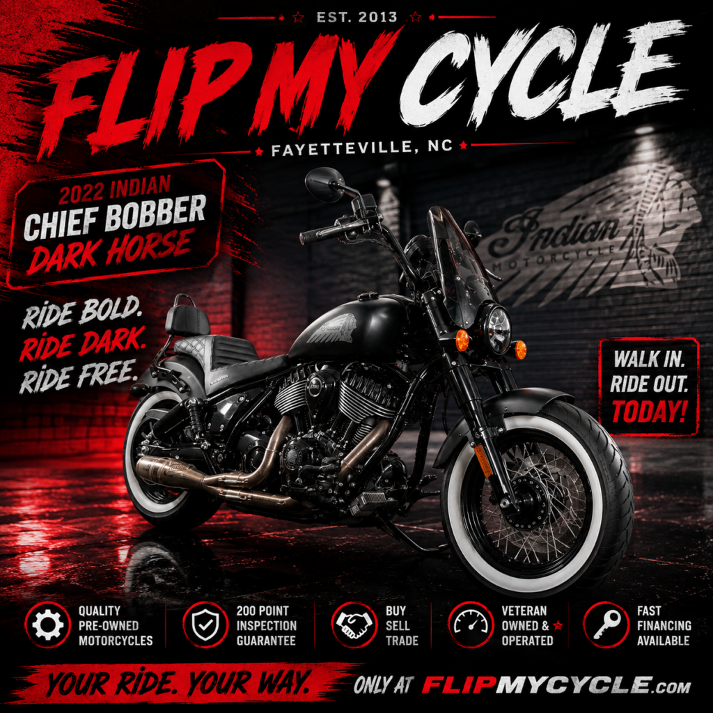 2022 Indian Chief Bobber Dark Horse