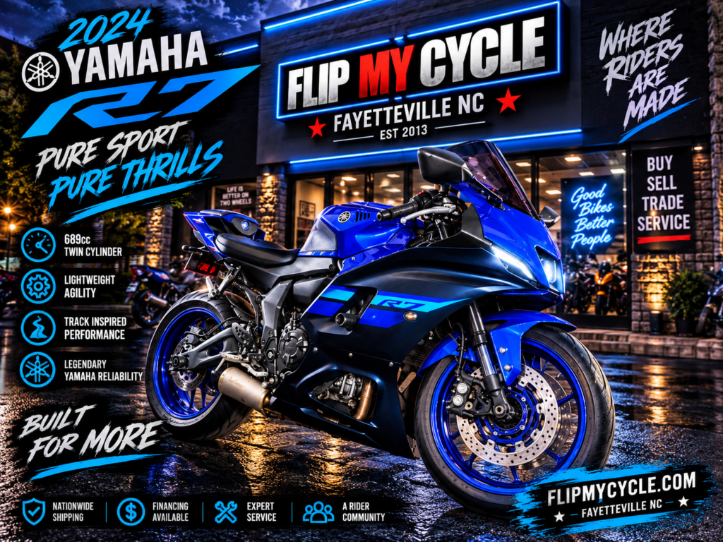 2024 Yamaha YZF-R7 at Flip My Cycle